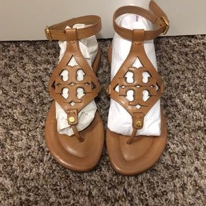 tory burch brown sandals